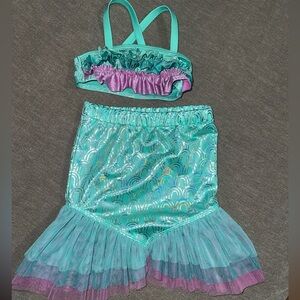 Mermaid Costume Set for Kids - Teal and Purple